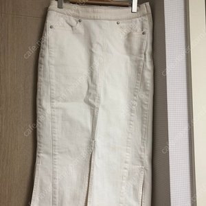 마인 데님 스커트 아이보리 55