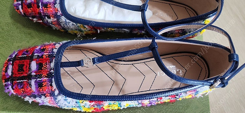 구찌 트위드플랫--2