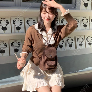 신스덴 밀키 티어드 스커트 S