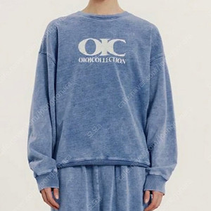 OIOI 빈티지 데님스웻 맨트맨 + 바지
