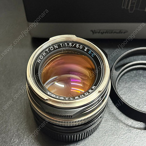 보이그랜더 녹턴 빈티지라인 50mm F1.5 ASPH 니켈 싱글코팅 (VM마운트)