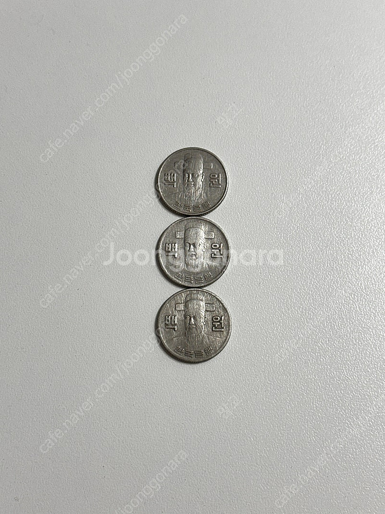 1972년 1973년 1974년 100원 희귀동전--1