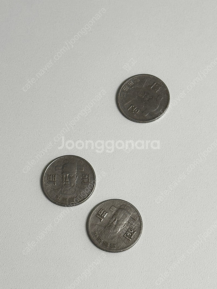 1972년 1973년 1974년 100원 희귀동전--4
