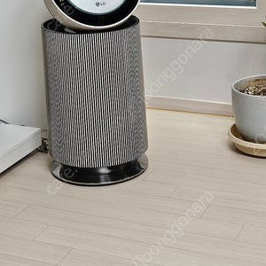 LG 오브제 공기청정기 베이지 1단