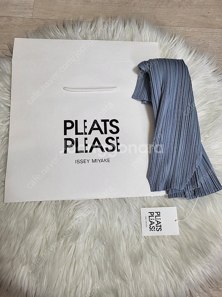 플리츠플리즈 탑 8월 먼슬리 칠부탑 쿨그레이 3사이즈--4