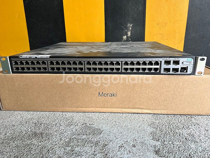 기가 스위치허브 판매합니다. HP 48poe hub--1