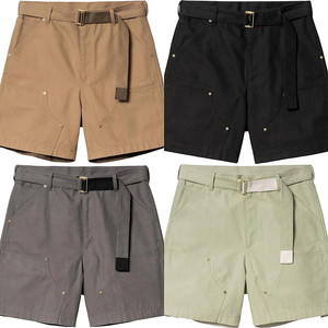 좌쓰 Sacai x Carhartt WIP Duck Shorts 사카이 x 칼하트 WIP 덕 쇼츠 / 그레이, 블랙, 브라운, 그린