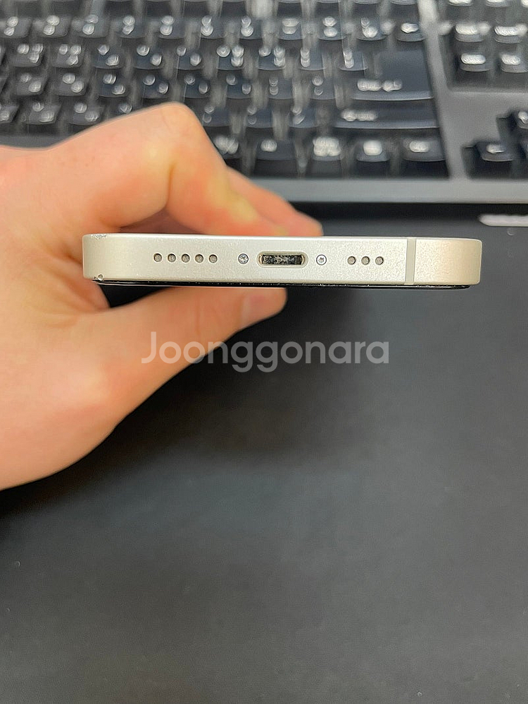 아이폰14 화이트 128GB 상태좋은 중고47만팝니다.--5