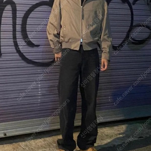인사일런스 자카드 블루종 자켓 새상품급