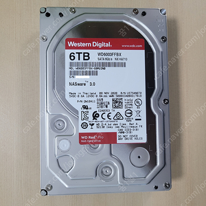 WD RED PRO 6TB NAS 용 HDD