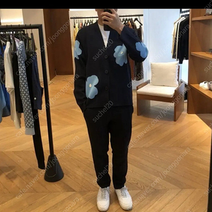 산드로옴므 sandro 플라워 가디건 판매합니다