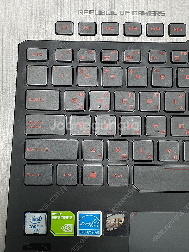 Asus G752V 노트북용 키보드및 팜레스트--2