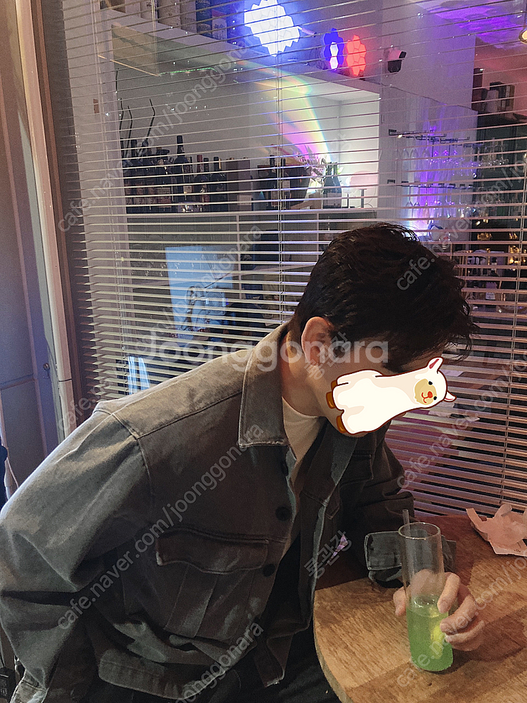 남자 오버핏 피그먼트 워싱 데님자켓--1