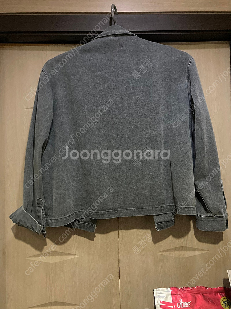 남자 오버핏 피그먼트 워싱 데님자켓--3