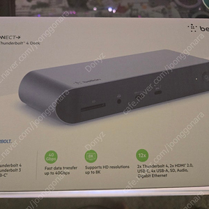 Belkin 벨킨 선더볼트4 독 새제품 팝니다. INC006
