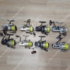 사용감있는 낚시릴 8개 팝니다