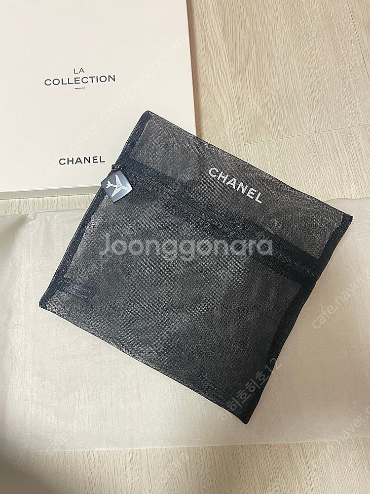 샤넬 뷰티 메쉬 파우치, 핸드타올 3P SET 새상품--0