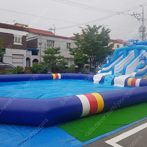 여름 물놀이 용품 대여 대형 슬라이드 워터슬라이드 워터에어바운스 워터바운스 대여