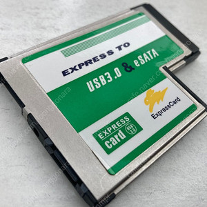 PCMCIA express 카드 usb 3.0 + eSATA 판매합니다
