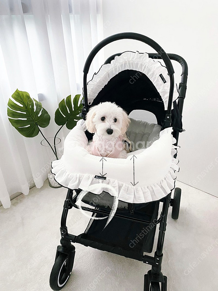 안트미미펫 유모차 라이너+보넷+가드--0