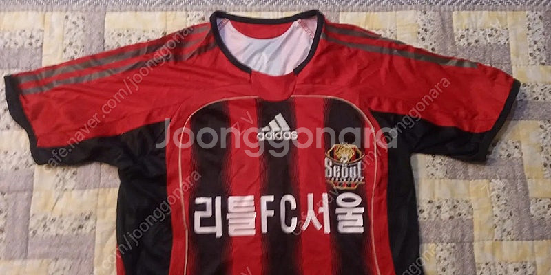 리틀 FC서울 홈 유니폼 셰놀 귀네슈 감독 아디 이을용...--1