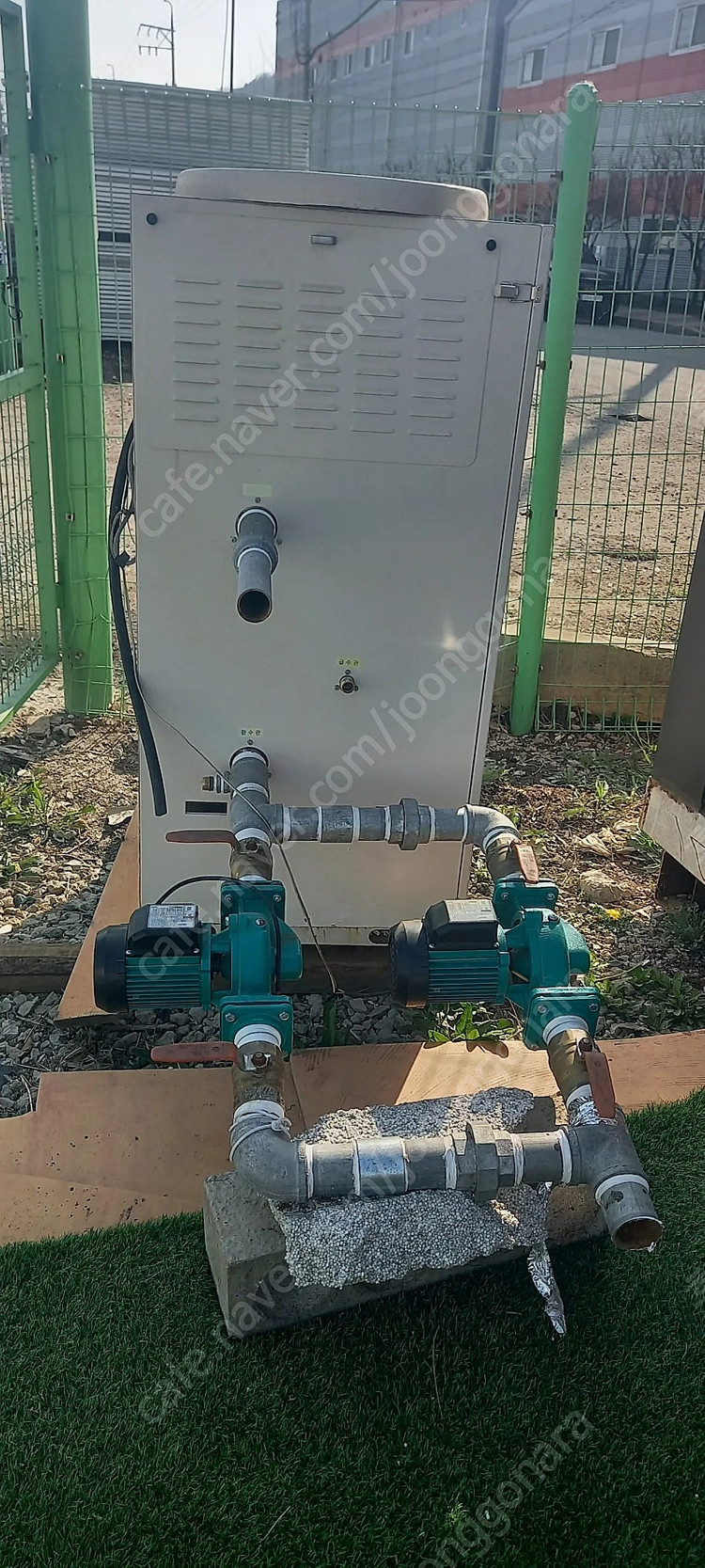 (판매)온수기 보일러 주택용 창고용 중고판넬 트라스 H빔 컨테이너 물탱크 물통 이미지