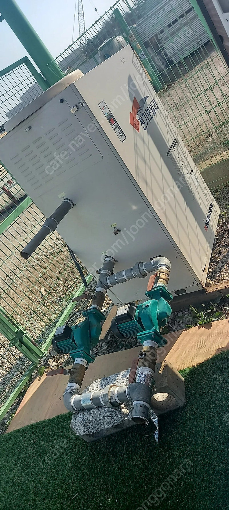 (판매)온수기 보일러 주택용 창고용 중고판넬 트라스 H빔 컨테이너 물탱크 물통 이미지