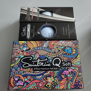 세인트나인, 스릭슨 3피스 골프공 총 12구 일괄(새제품)