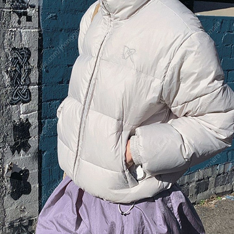 [새상품] 메이비베이비 디어리스트 덕다운 숏패딩
