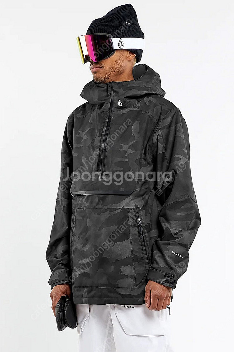 VOLCOM 볼컴 카모 스노우보드 자켓 팝니다--0