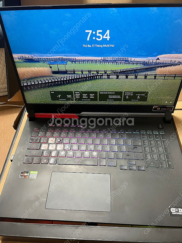 Asus rog strix 17.3인치 게이밍노트북 판...--1