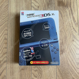 New 닌텐도 3ds ll 메탈릭 블루 (뉴큰다수) 판매