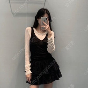 wearweather 웨어웨더 브린티셔츠 + 뷔스티에