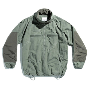 에스피오나지 Baton Warm Up Jacket Olive Grey