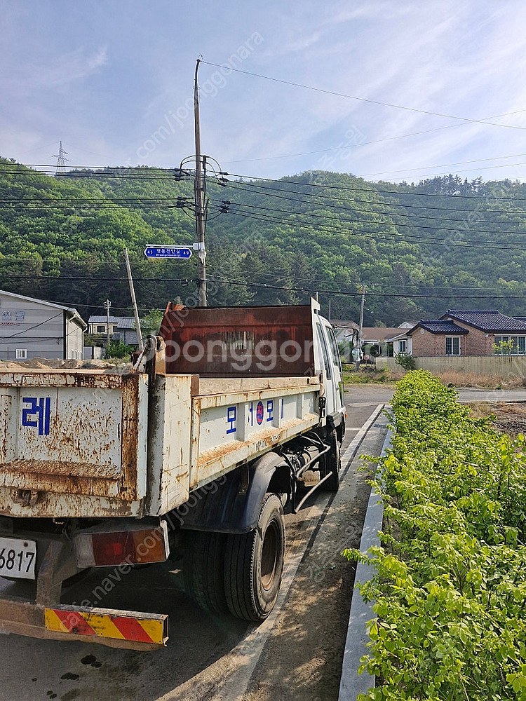 5톤 덤프 트럭 팝니다--0
