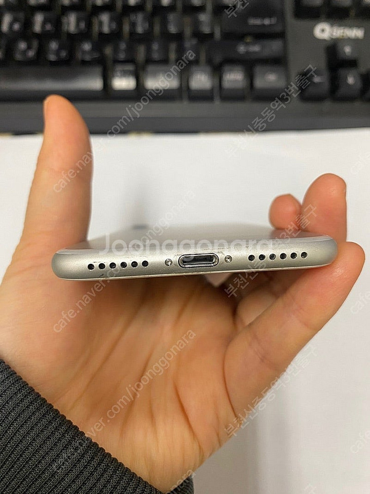 201996 아이폰7 실버 A급 32GB 무잔상 배터리...--6