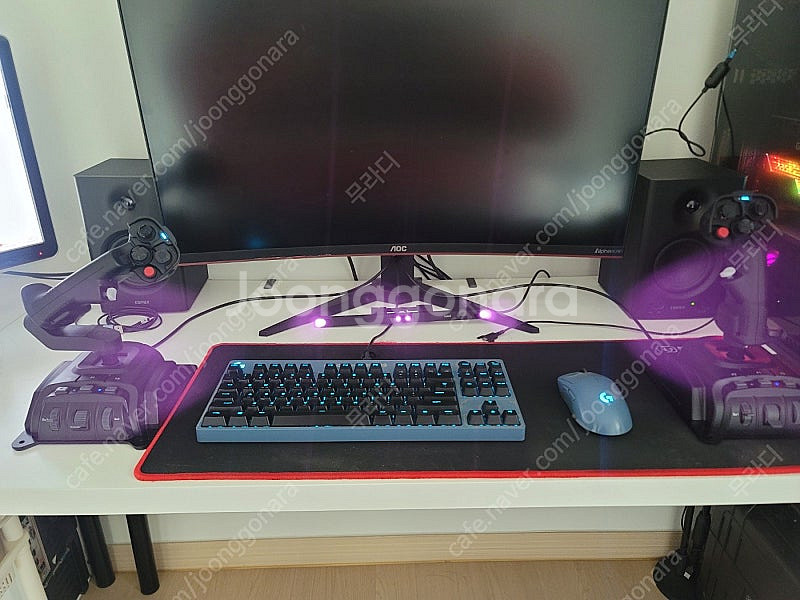 VKB 글래디에이터 EVO 좌측 옴니스로틀, 우측 기본...--0