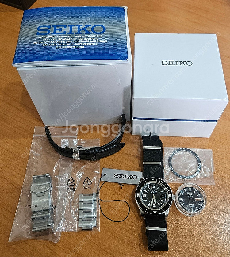세이코 베이비스모 오토매틱 시계 (블랑팡 피프티패덤즈 ...--0