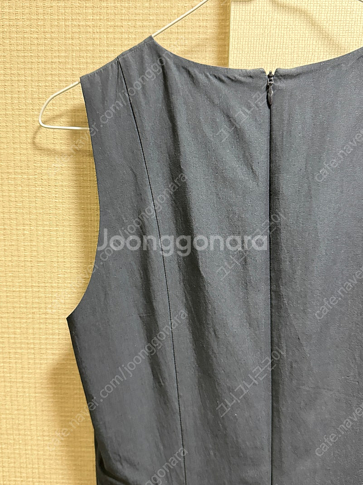 시에 칼라 웨이브 드레스 원피스 네이비 1--4