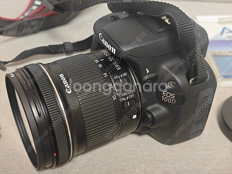 캐논 디카 카메라 EOS 100D +초광각 렌즈 판매--2