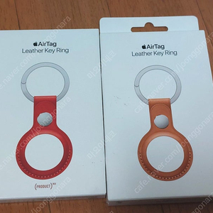 애플 에어태그 가죽 레더 키링 새제품