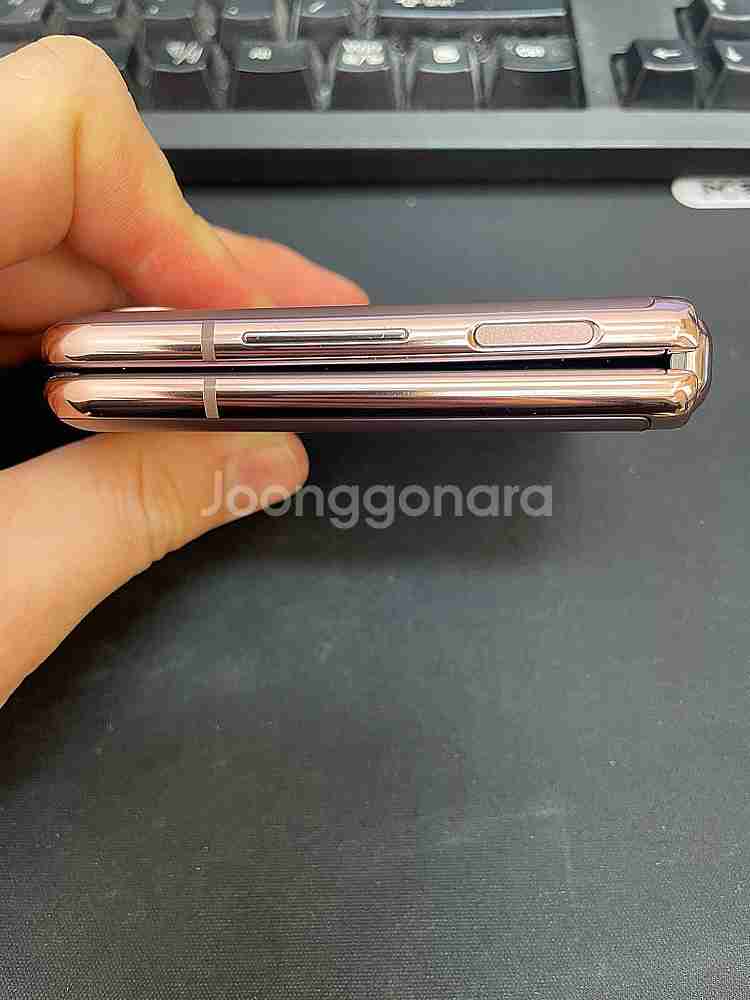 갤럭시Z플립2 브론즈 256GB 무잔상 가성비좋은 중고...--6