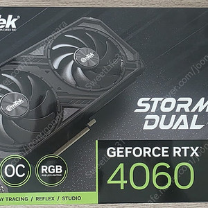 이엠텍 4060 STORM X Dual OC 팝니다