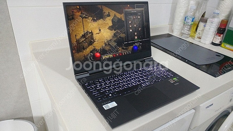 [판매]HP 신형 빅터스 게이밍 노트북/램16G,RTX...--1