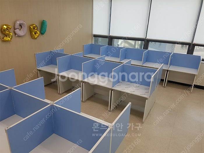 ((5월예약가능)) 잘나가는 인기 하이그로시 학원책상 W700xD500 (독서실용파티션 구매가능)--5