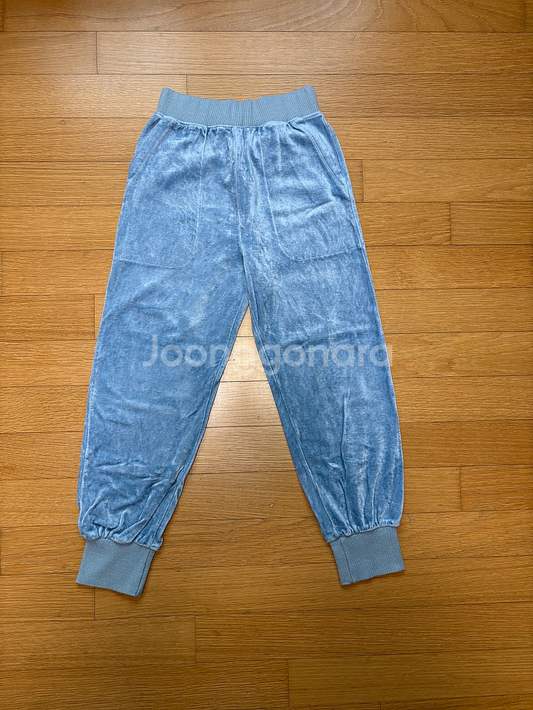 라틀비티 벨벳조거팬츠--1