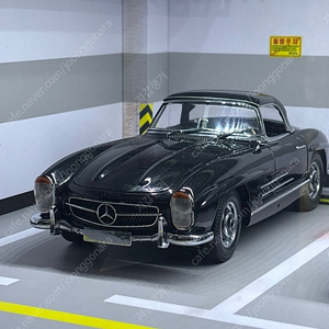 1:18 미니챔프 300SL 블랙 하드탑 다이캐스트