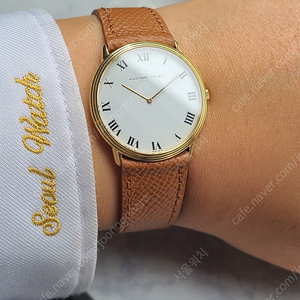 [정품] 오데마피게 클래식 화이트 블랙로만 다이얼 18K 옐로우골드 금통 (Audemars Piguet Classic YG 18K)