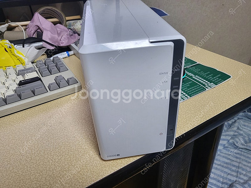 시놀로지 DS220j 판매합니다. (하드미포함)--0