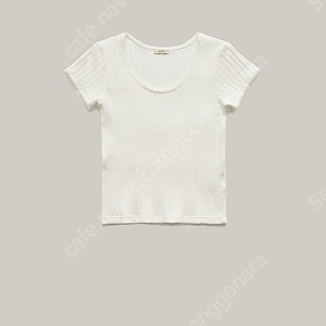 샵엠 floral tee(아이보리) 새상품